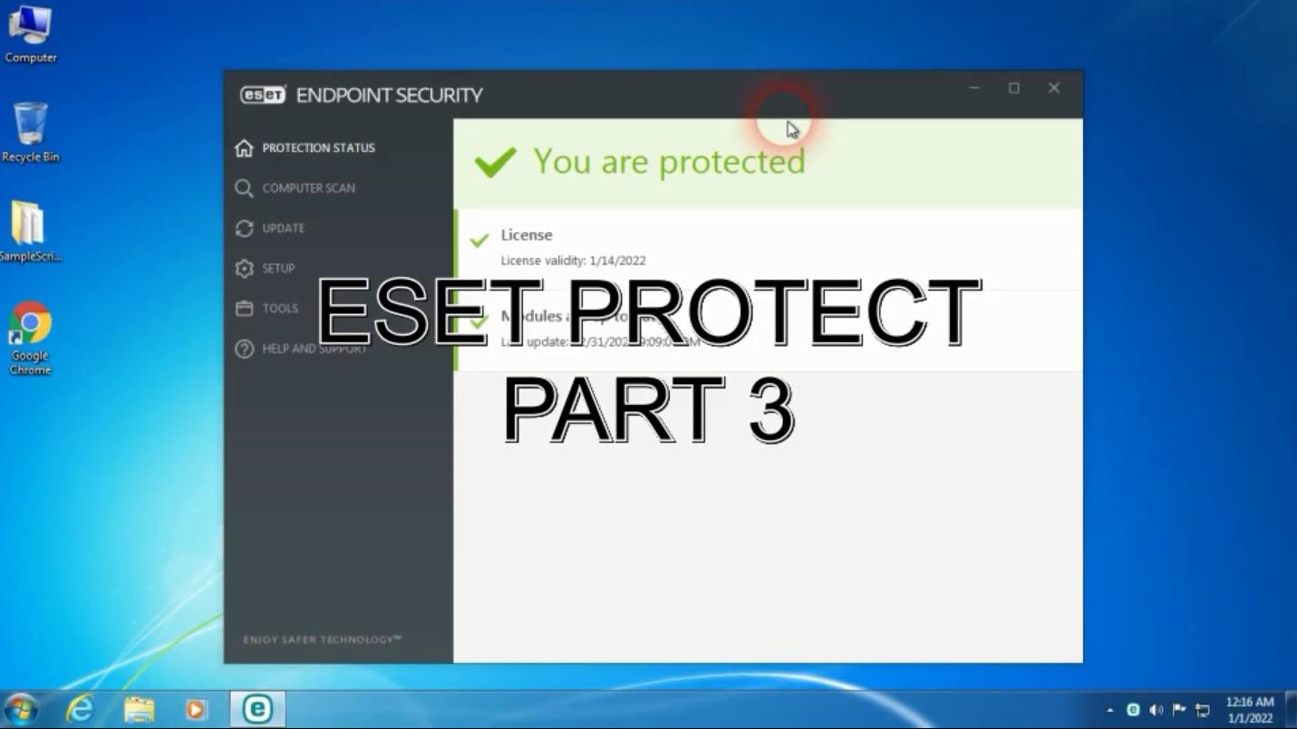 جلسه سوم آموزش کنسول ESET PROTECT